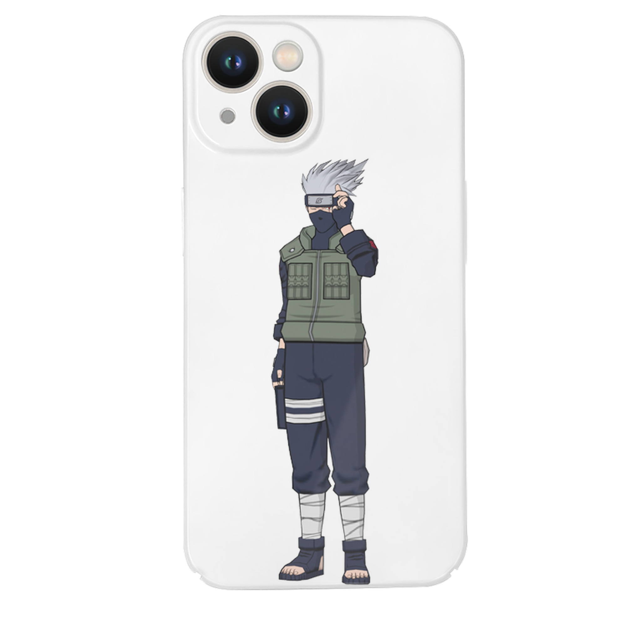 （画像用） NARUTO -ナルト- はたけ カカシ Hatake Kakashi 【iPhone 14シリーズ対応】ハードケース